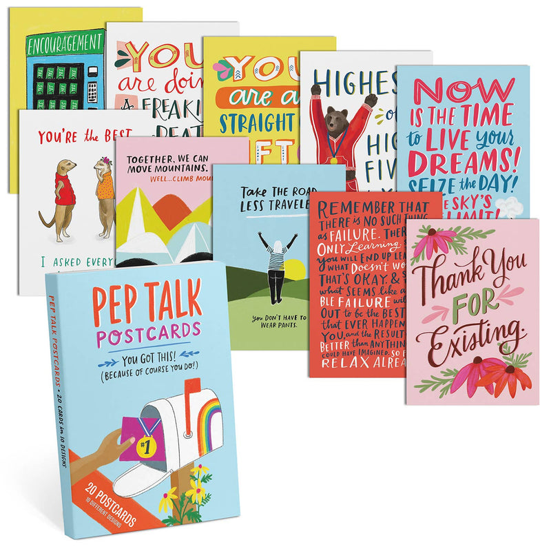 "Pep Talk" Postcard Pack