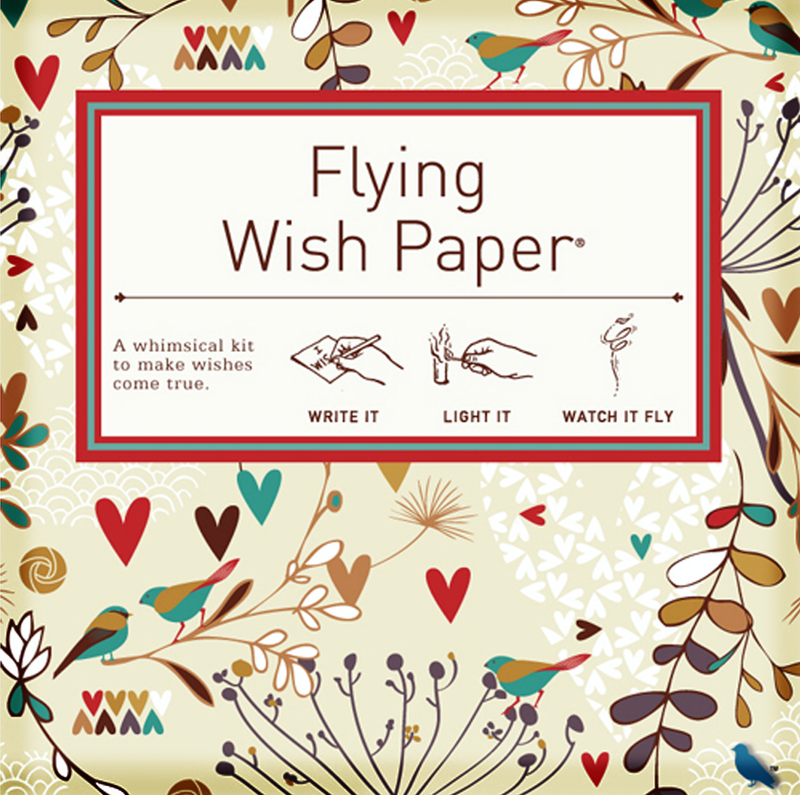 "Lovebirds" Flying Wish Paper (Mini kit with 15 Wishes + Accessories)