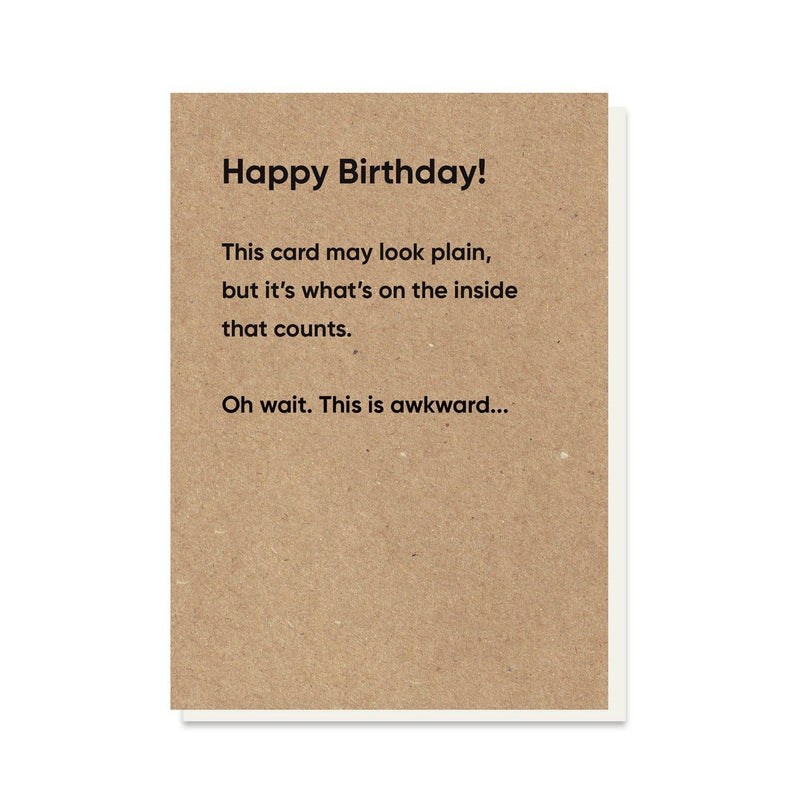 "What’s On The Inside” Birthday Card