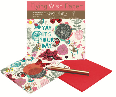 "It's Your Day!" Flying Wish Paper (Mini with 15 Wishes + Accessories)