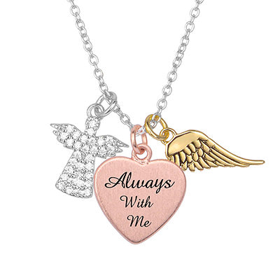 "Always With Me" Guardian Angel Necklace