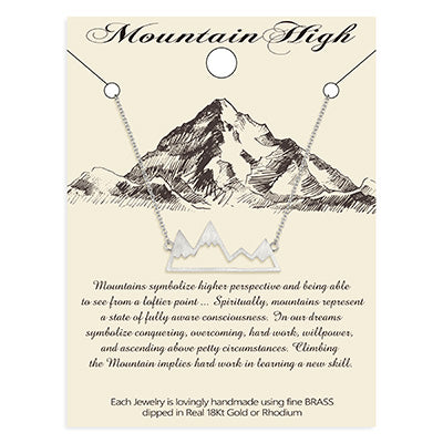 "Mountain High" Necklace - Silver