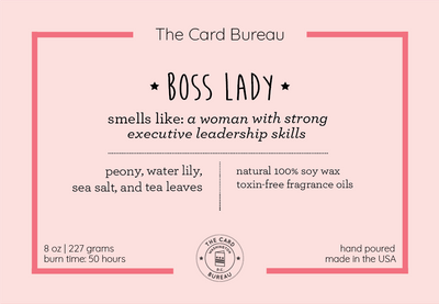 "Boss Lady" Celebration Candle