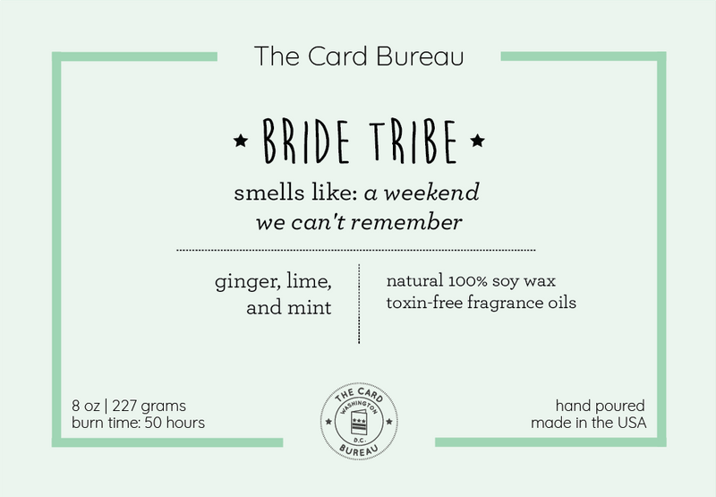 "Bride Tribe" Celebration Candle