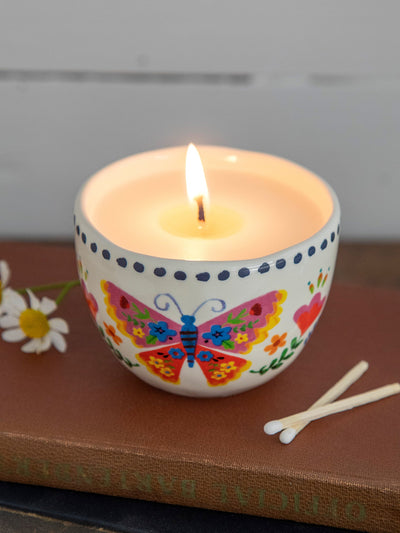 "The World Is A Brighter Place" Secret Message Candle