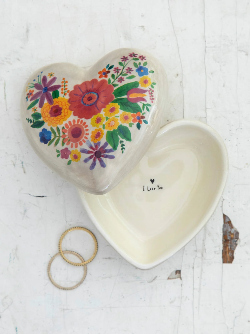 "I Love You" Heart Trinket Box