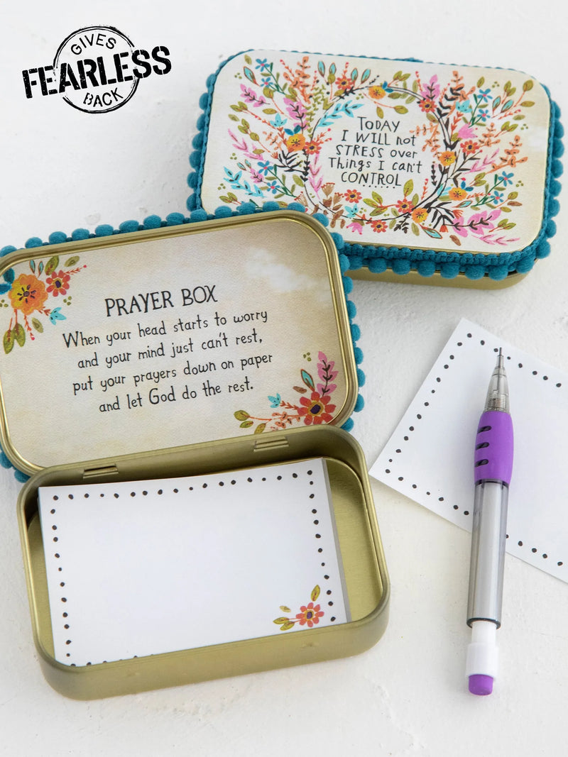 "Today I Will Not Stress" Prayer Box
