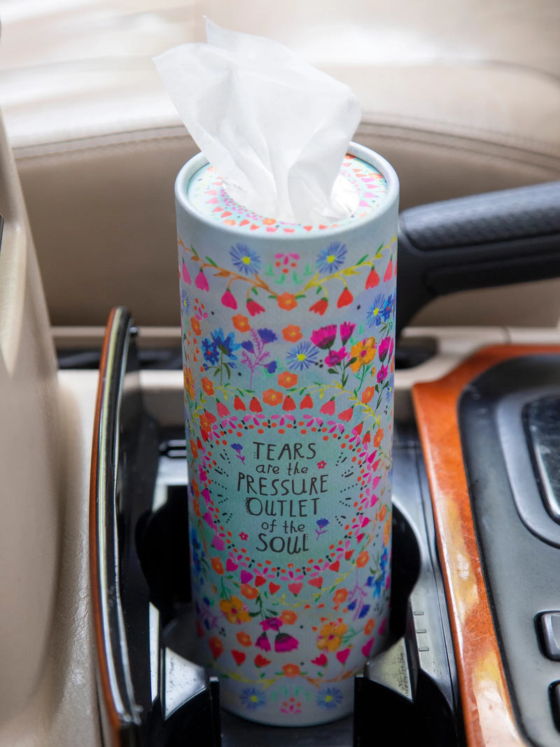 "Tears Are The Pressure Outlet" Car Tissues - Pks of 3