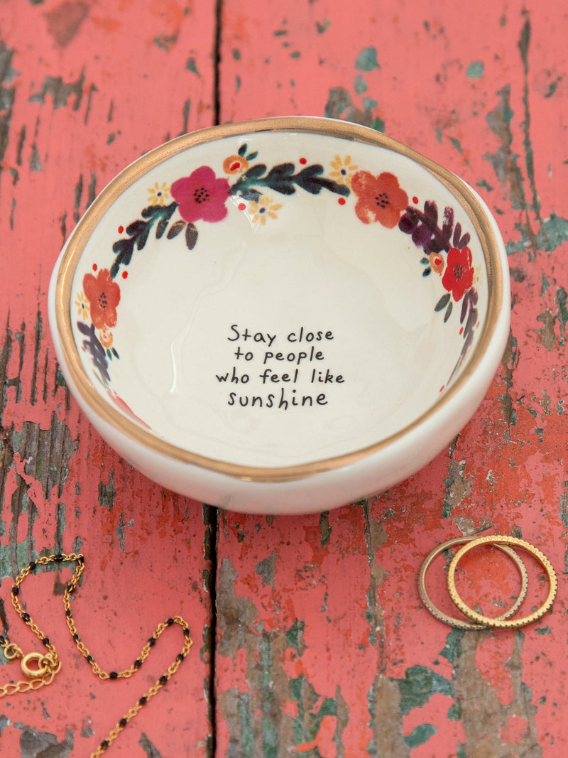 "Stay Close To People" Trinket Bowl