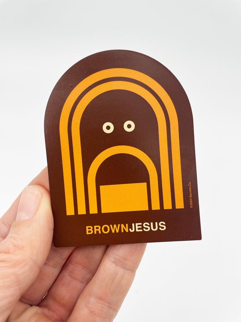 "Brown Jesus” Vinyl Magnet