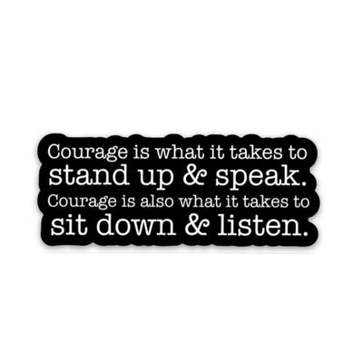“Stand Up/Sit Down” Winston Churchill Vinyl Sticker