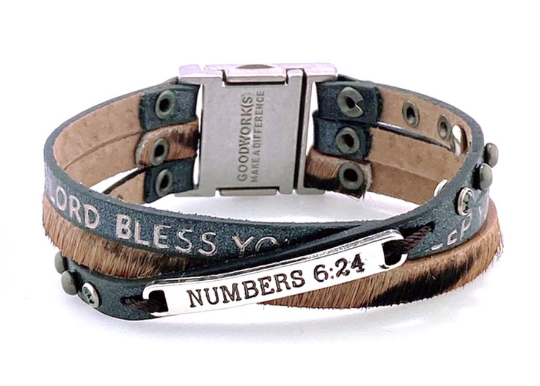 Bible Verse Trio Cuff Bracelet