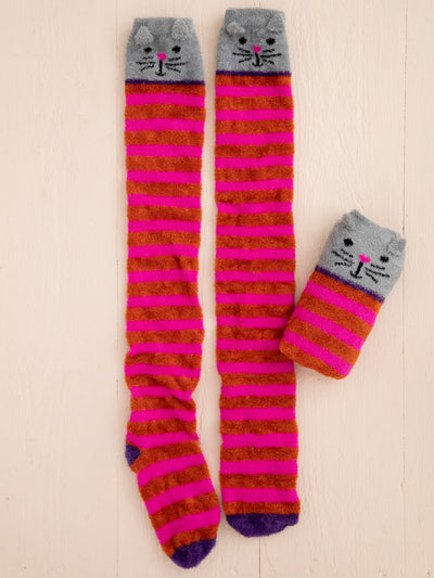 Over-The-Knee Cat Socks