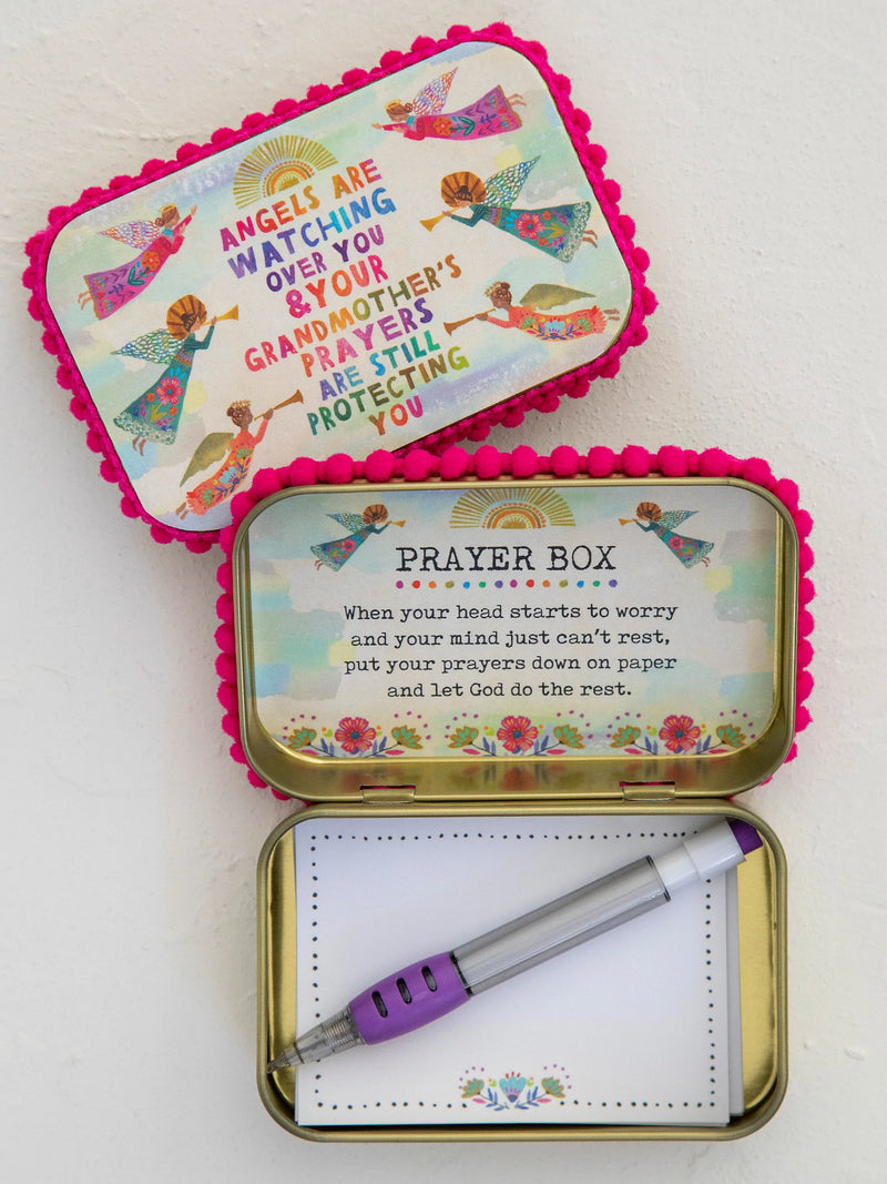 "Angels Are Watching Over You" Prayer Box