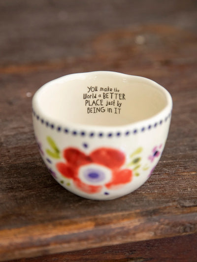 "You Make The World A Better Place" Secret Message Candle