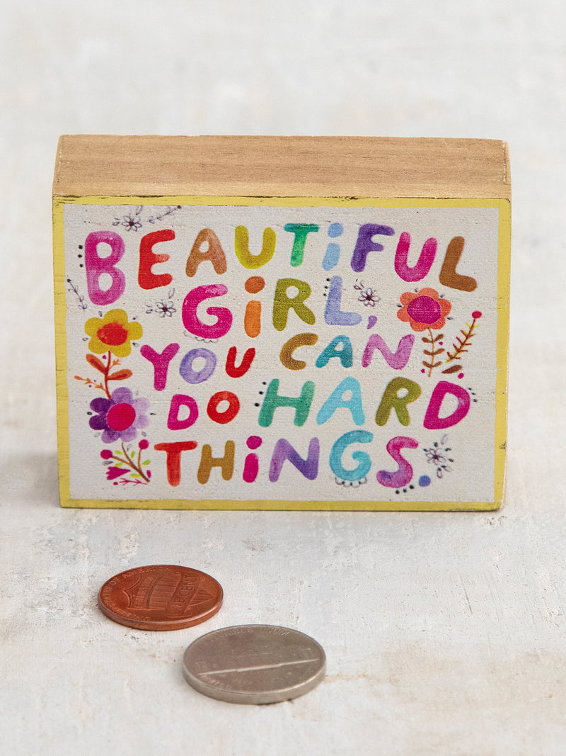 Mini "Beautiful Girl" Block Box