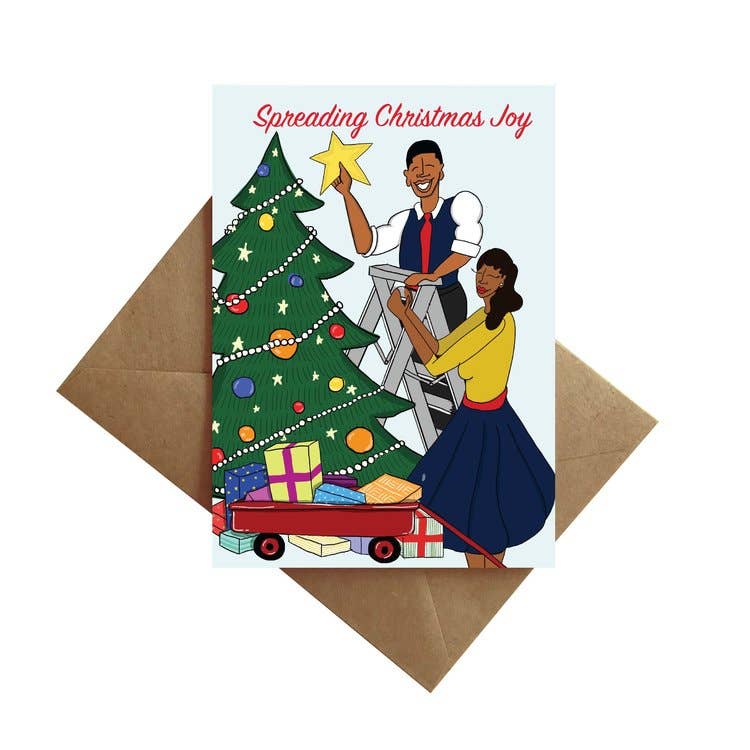 “Spreading Christmas Joy” - His & Hers Christmas Card