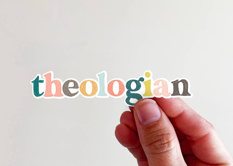 "Theologian" Vinyl Sticker