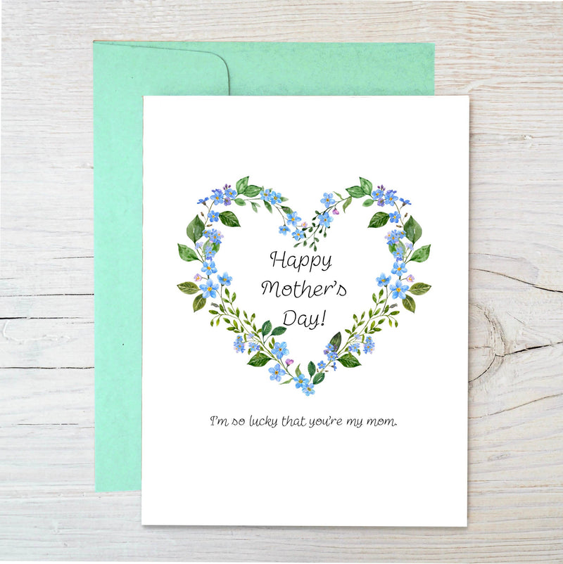 Plantable Mother’s Day Wildflower Seed Card - "I&