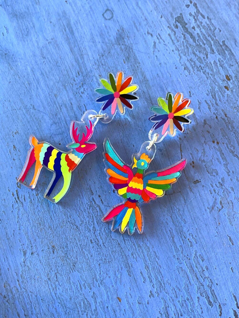 Mismatched Otomi Earrings