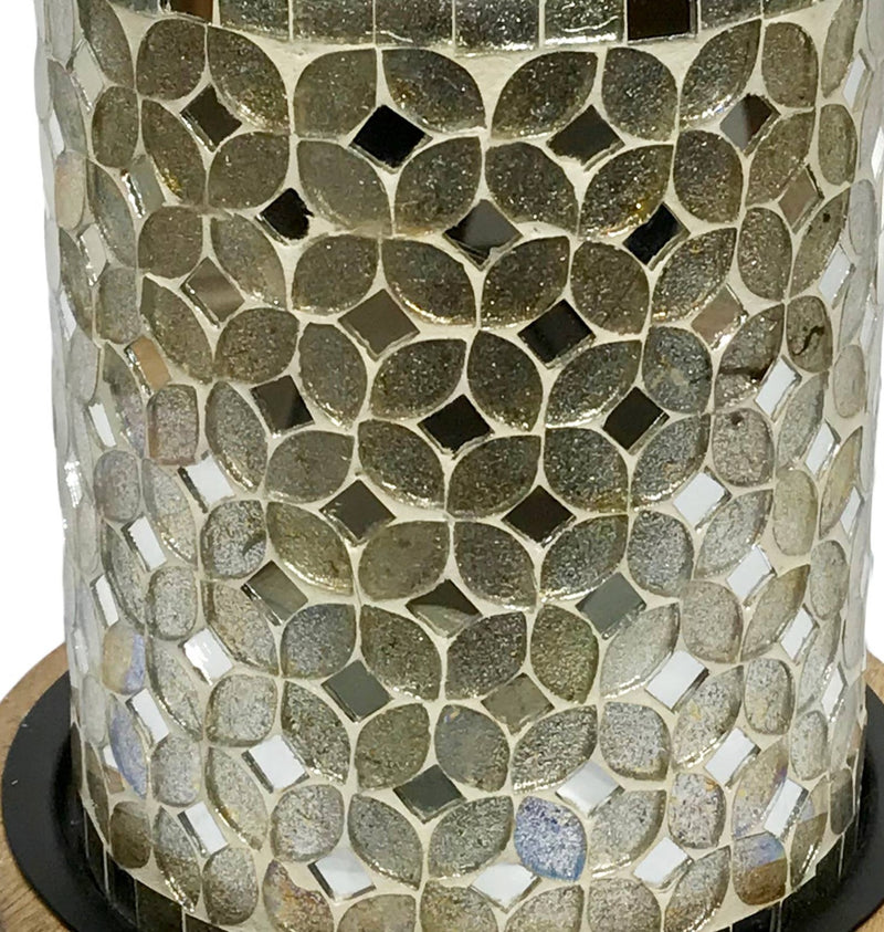 Abalone Cylinder Candle Holder