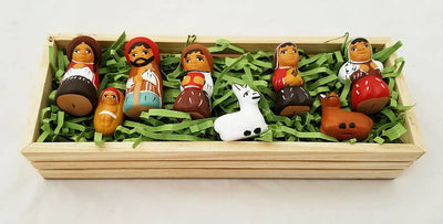 8-piece Andean Nativity Set