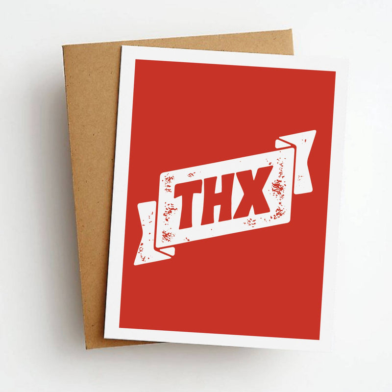 "THX" Thank You Card