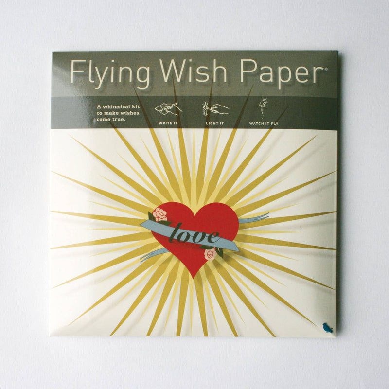 "Honey Love" Flying Wish Paper (Large Kit with 50 Wishes + Accessories)