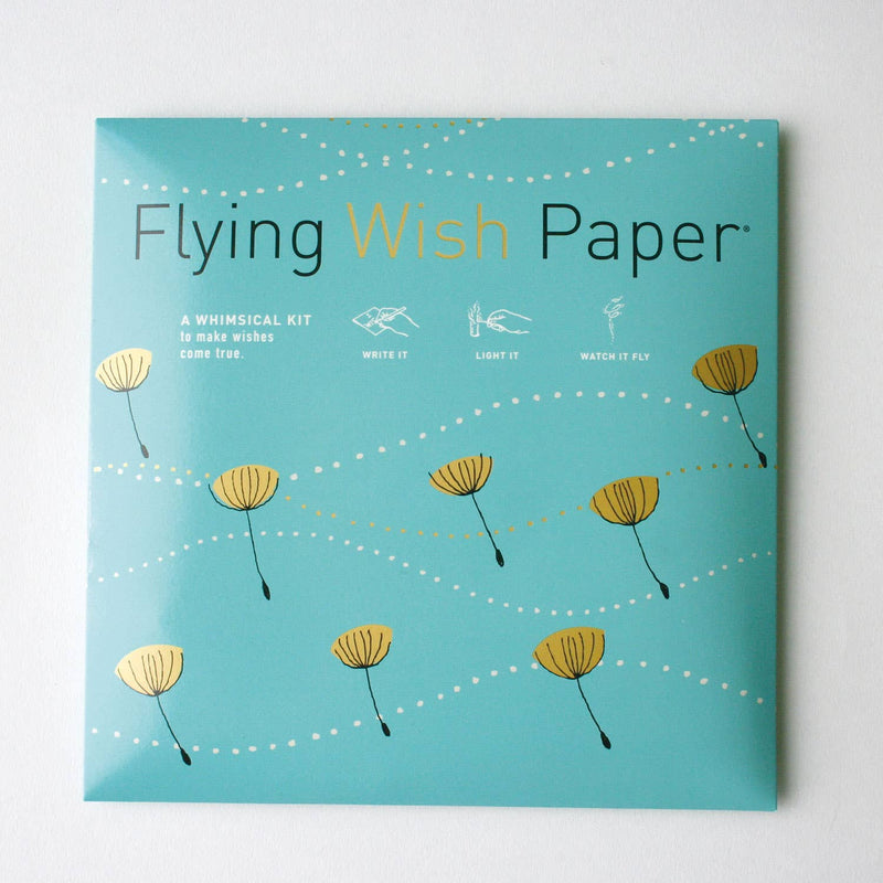 "Puffs" Flying Wish Paper (Large with 50 Wishes + Accessories)