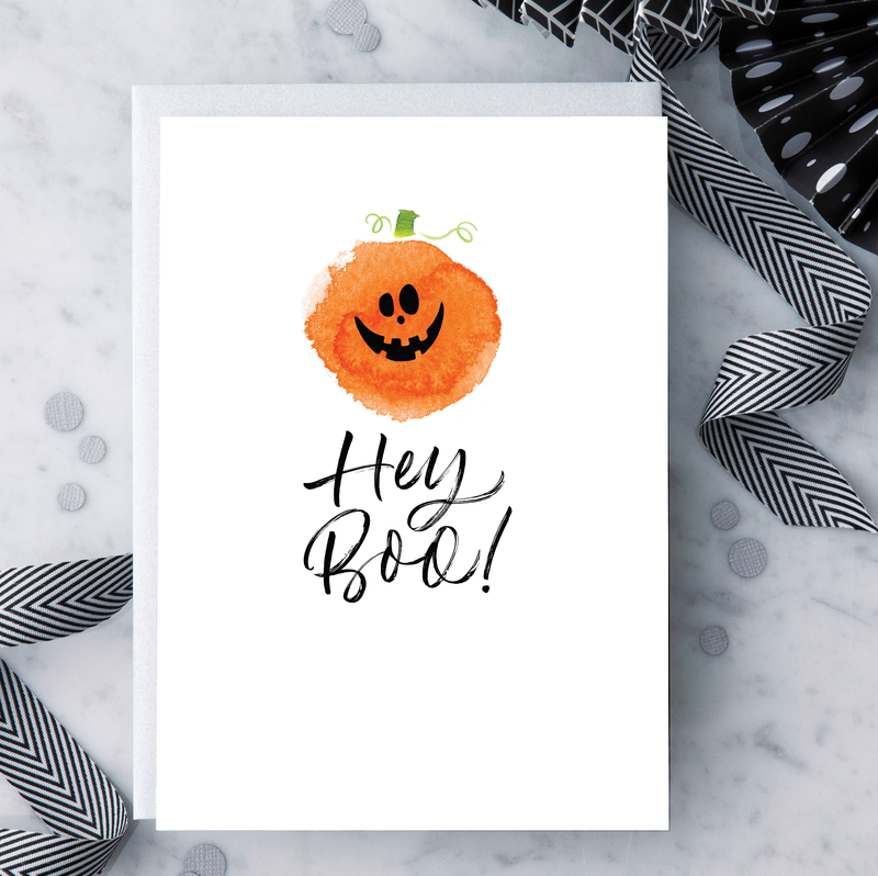 "Hey Boo!" Halloween Card