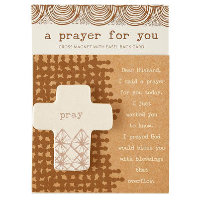 "A Prayer For You" Cross Magnet