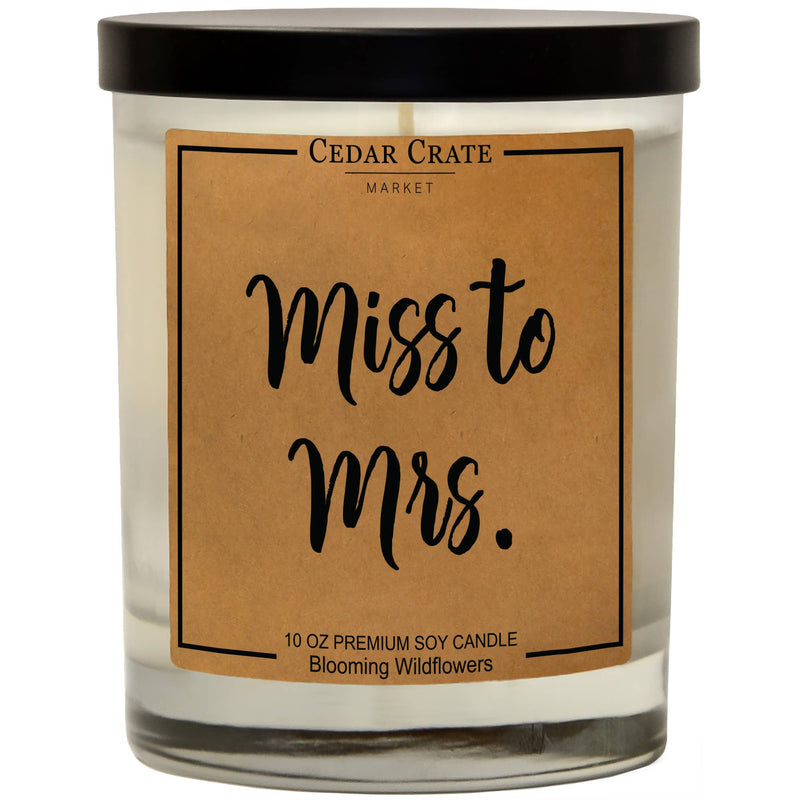 "Miss to Mrs." Soy Candle