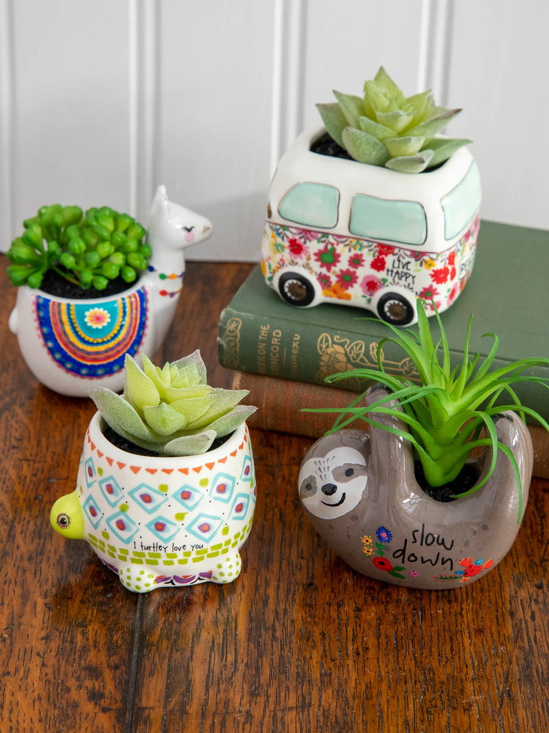 succulent vans Tiny Faux Succulents