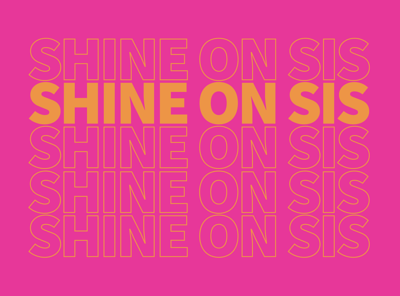 “Shine On Sis” Encouragement Card