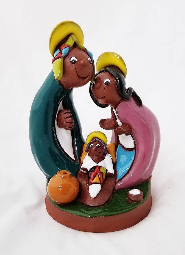 Bolivian Holy Family w/ Halos