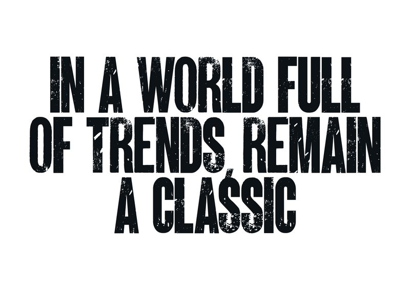 "In a World Full of Trends" Print