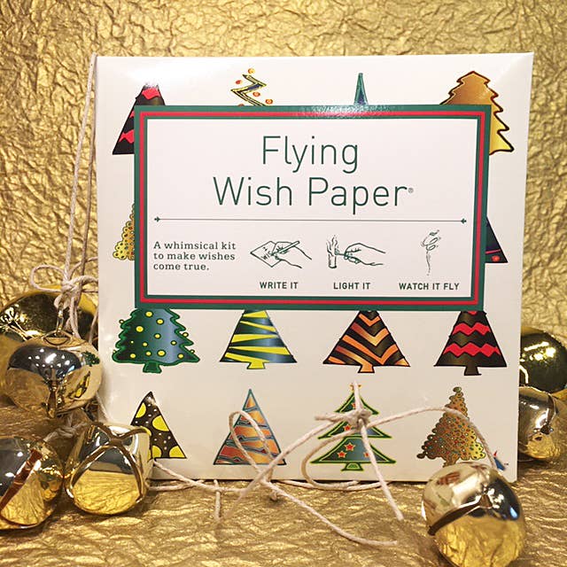 "Holiday Trees" Flying Wish Paper (Mini)