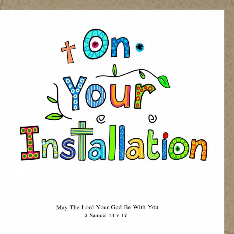 "On Your Installation" 2 Samuel Greeting Card