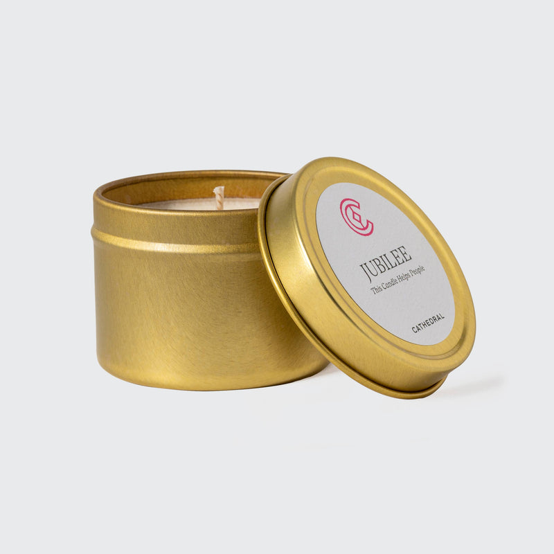 "Jubilee" - Gold Tin Candle, Small