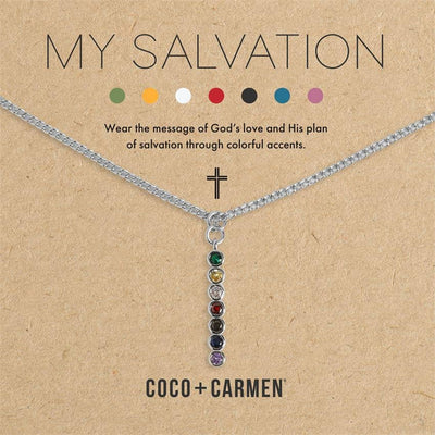 "My Salvation" Drop Necklace