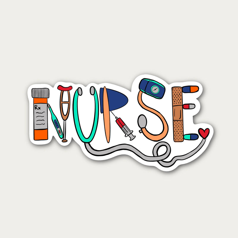 "Nurse" Vinyl Sticker