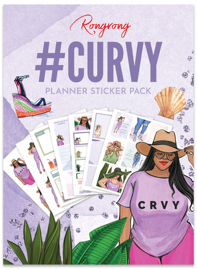 “#Curvy” Planner Sticker Pack