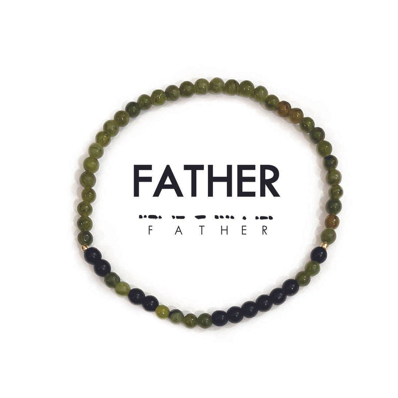 "Father" Morse Code Bracelet