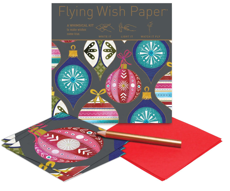 "Fa la la la la" Flying Wish Paper (Mini with 15 Wishes + Accessories)