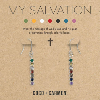 "My Salvation" Drop Earrings