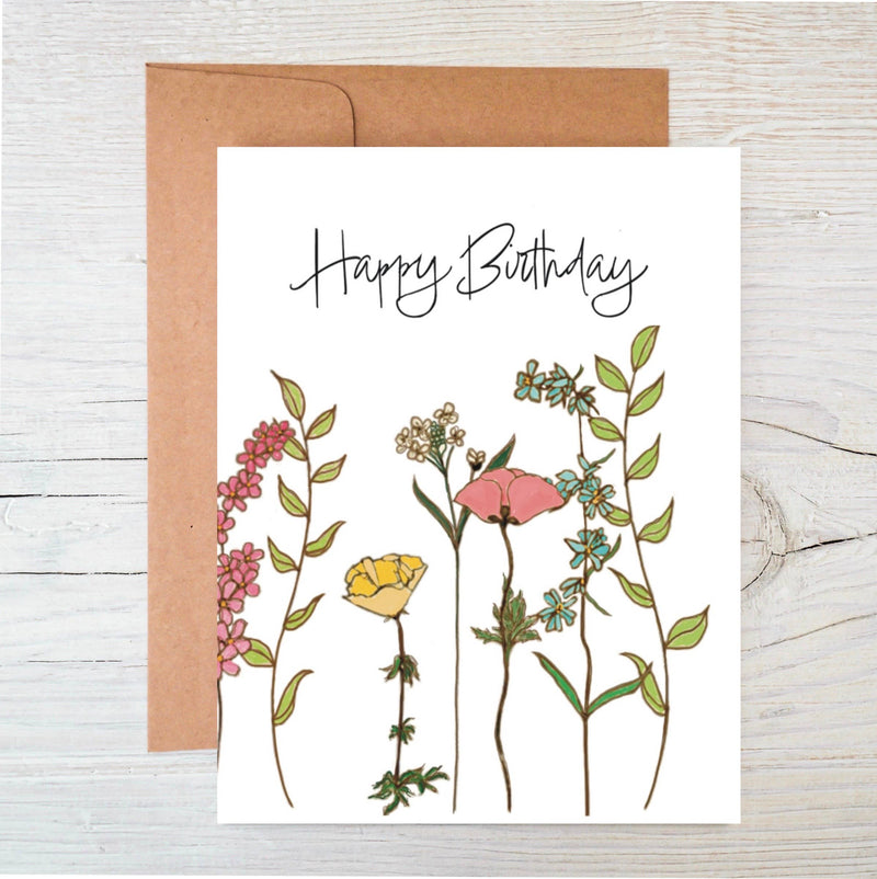 *Plantable* Happy Birthday Wildflower Seed Card