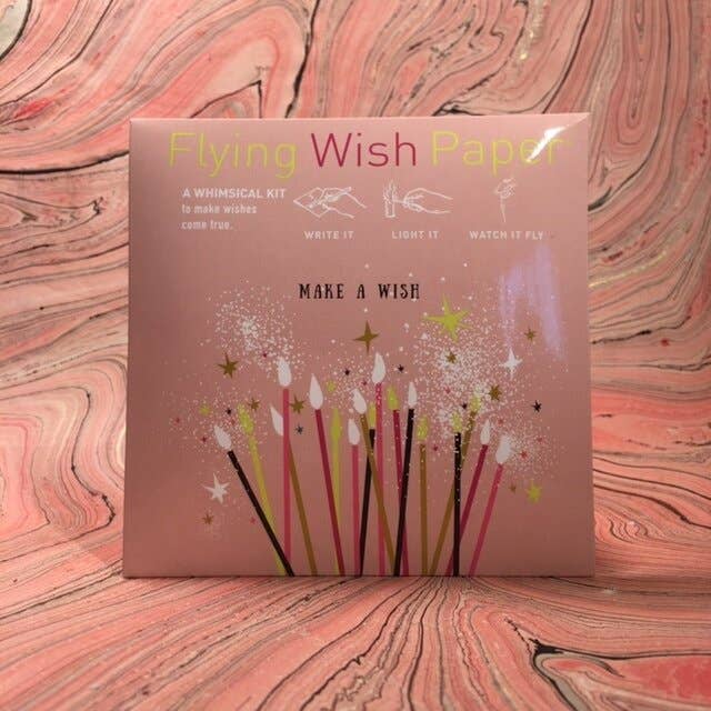 "Make A Wish" Flying Wish Paper (Mini with 15 Wishes + Accessories)