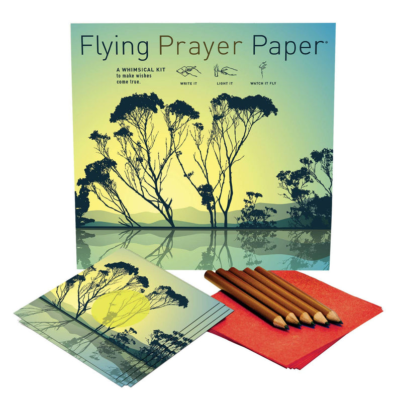 "Reflection Prayer" Flying Wish Paper (Large Kit with 50 Wishes + Accessories)