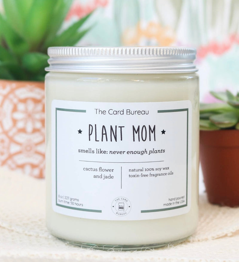 “Plant Mom" Celebration Candle