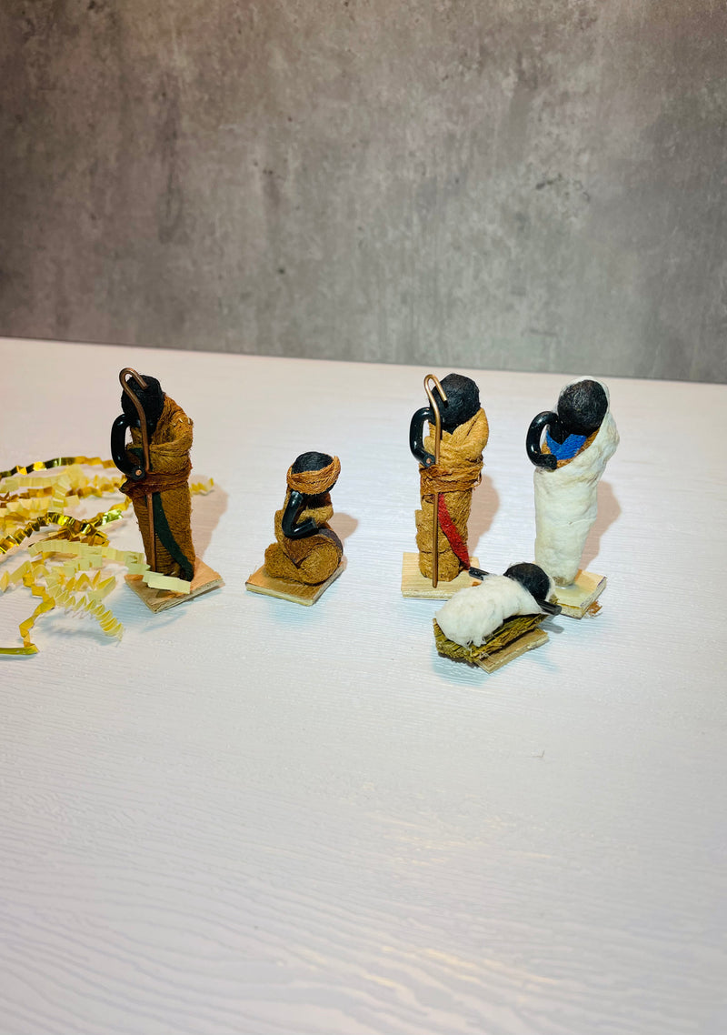 9-piece Ugandan Nativity Set